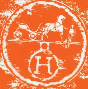 Hermes scarf - myLusciousLife.com - hermes orange equestrian print-SS09.jpg